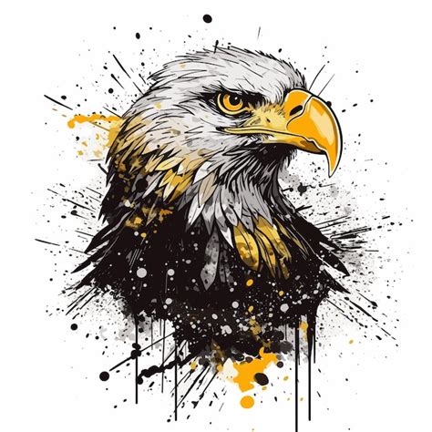 Premium Vector Simple Eagle Logo Design Black And Yellow Logo Template