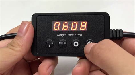 Nicrew Single Channel Led Light Timer Pro Instruction Video Model