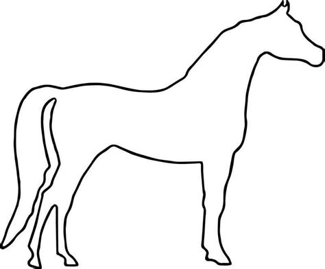 Arabian Horse Coloring Pages Coloring Easy