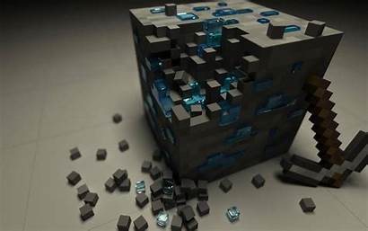 Minecraft Wallpapers Diamond Walls Cool Backgrounds Block