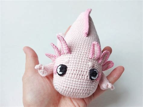 Amigurumi Pattern Crochet Toy Axolotl Plush Etsy