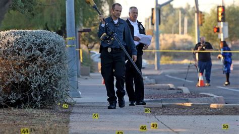 Tucson Police Officer Suspect Both Wounded In Shoot Out Crime