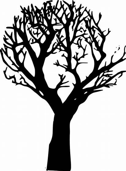 Tree Dead Clip Silhouette Clipart Vector Drawing