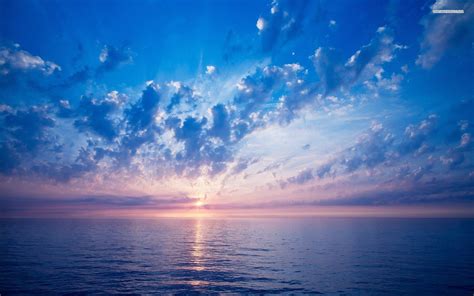 Sunrise Over The Ocean Wallpaper Sunshine Wallpaper Ocean Landscape