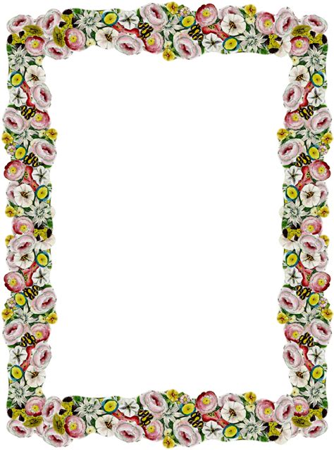 Free Vintage Flower Frame Png Download Free Vintage Flower Frame Png