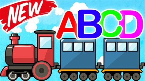 Abcd Song Simple Method To Learn Abc Song With Funny Alphabet Train