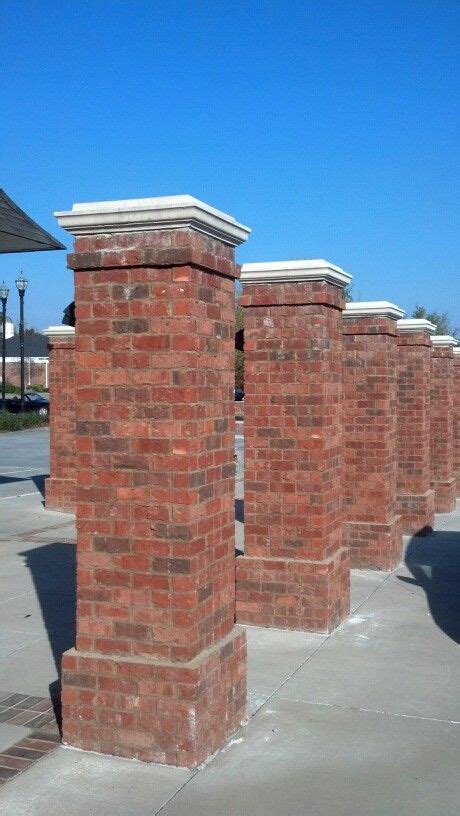 Pin By Eric Gum On Masonry Brick Columns Brick Pillars Brick
