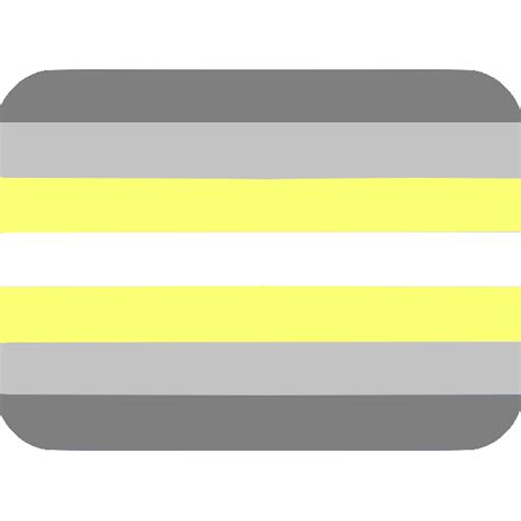 Deminonbinary Pride Flag Discord Emoji