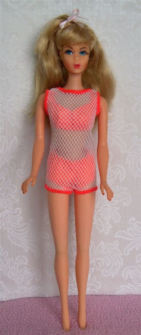 twist n turn barbie in original swimsuit vintage barbie dolls barbie girl barbie fashion