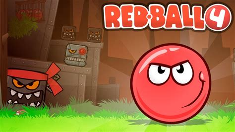Red Ball 4 Мультик игра Красный ШАР 4 для детей Прохождение Красного
