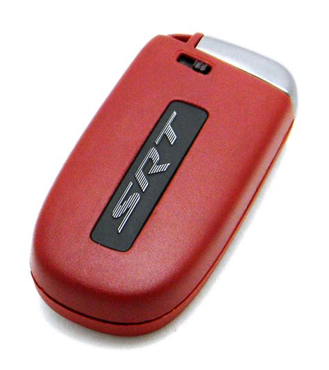 A basic key with a security chip that starts the car and locks and unlocks the doors through the key cylinder on the door. 2015-2018 Dodge Charger Hellcat SRT 5-Button Smart Key Fob Remote Start SRT Logo (M3N-40821302 ...