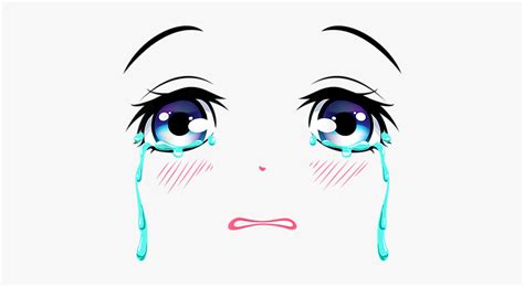 Closed Crying Anime Eyes Hd Png Download Transparent Png Image Pngitem