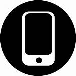 Icon Phone Mobile Cell Recharge Svg Circle