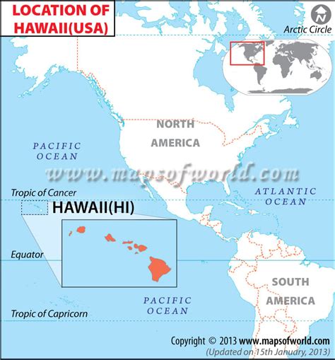 Where Is Hawaii Location Of Hawaii