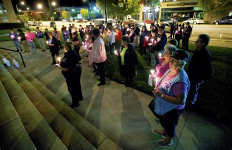 Vigil Remembers Domestic Violence Victims Honors Survivors Salisbury