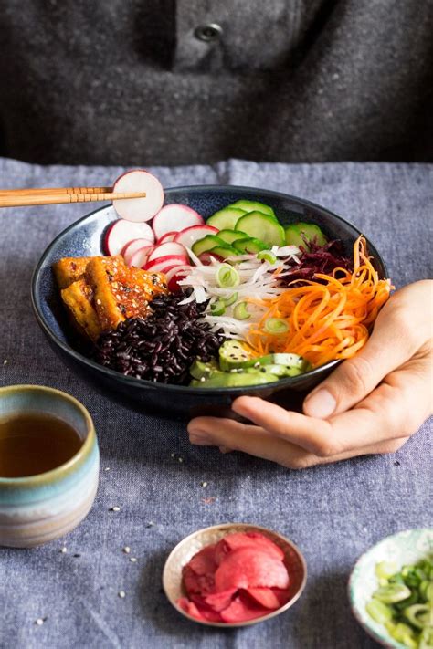 Vegan Sushi Bowl Savory Vegan Vegan Vegetarian Vegetarian Recipes