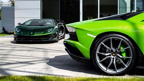 Lamborghini Aventador Super Veloce Jota Painted In Verde Ermes Larked