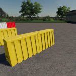 Plastic Road Barrier Pack V3 0 FS19 Mod FS19 Net