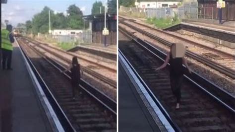 Drunk Woman Pulled From Train Tracks In Woking Moments Before Getting Hit Metro News