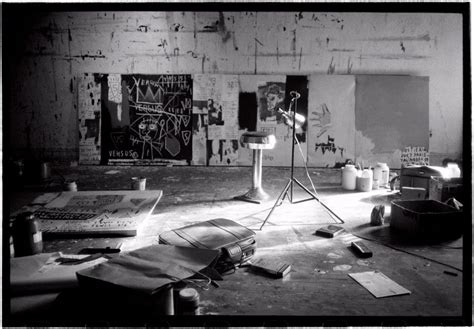 Jean Michel Basquiats Studio On Crosby Street New York 1983 Jean