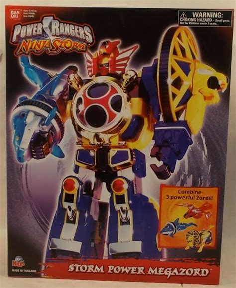 You must collect all the lightning to be able to get to the next level. Power Rangers Ninja Storm Storm Power Megazord by Bandai 3 ...