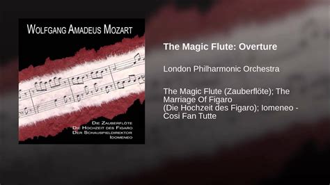 The Magic Flute Overture Youtube