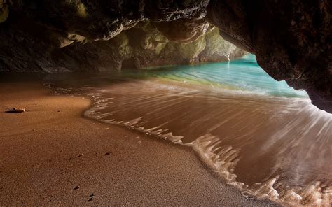 Wallpaper Sunlight Landscape Sea Water Rock Nature Sand Beach