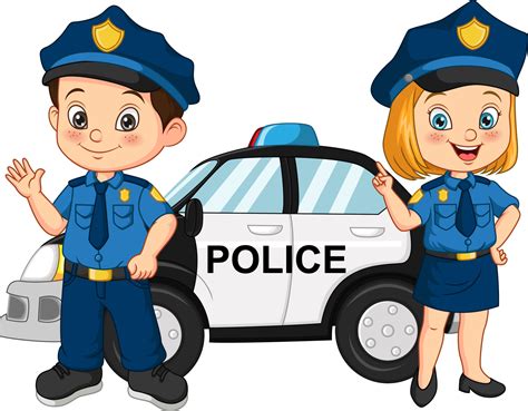 Police Cartoon Vector Art Icons And Graphics For Free Download