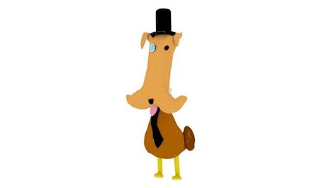 3d Model Cartoon Character Regal Duck Dog Cgtrader
