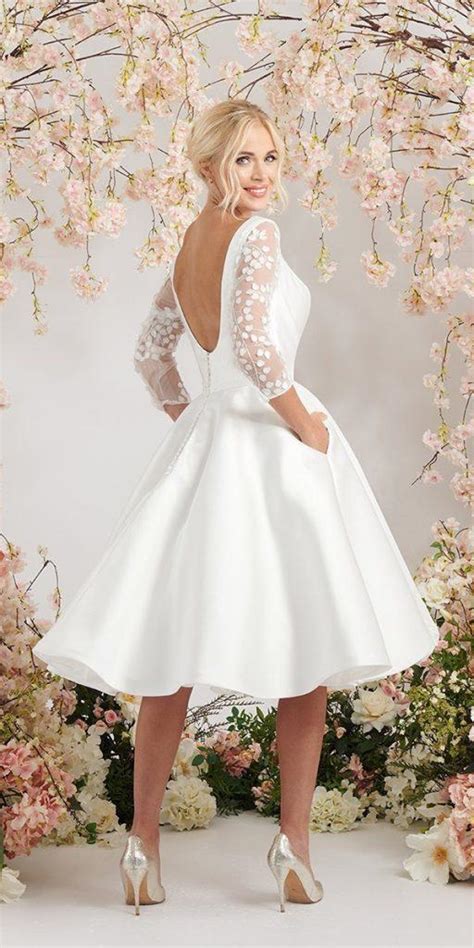 18 Exclusive Knee Length Wedding Dresses Wedding Dresses Guide