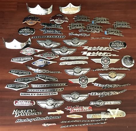 Tank Emblems Badges All Different Years And Models Harley Davidson Forums