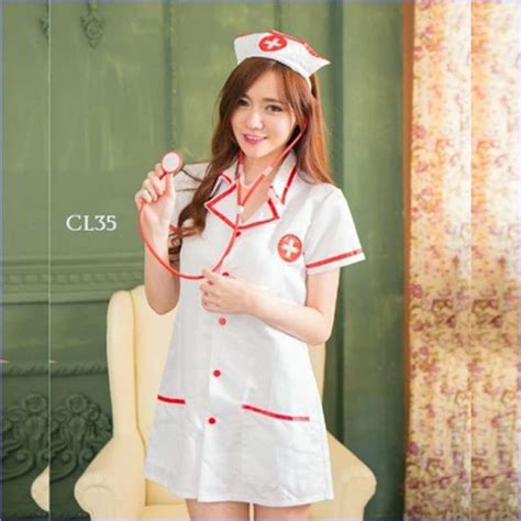 Jual Sexy Costume Nurse Lingerie Seragam Suster Seksi Premium Cl35 Di