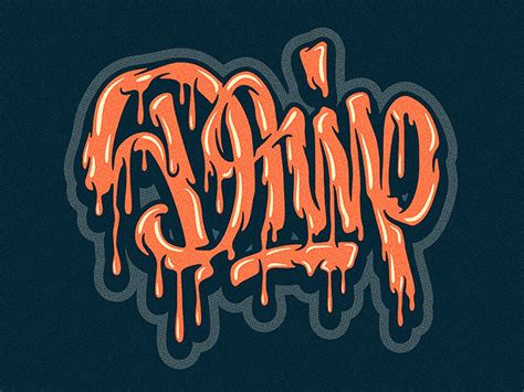 30 Custom Lettering Designs With Drips Runs And Splatters Lettering