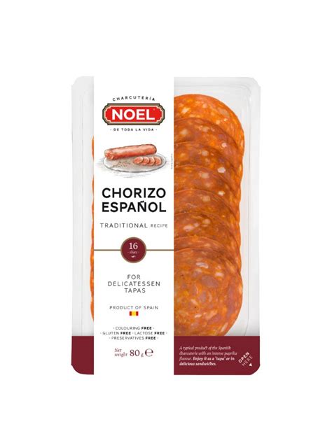 Spanish Chorizo Sliced Noel Usa