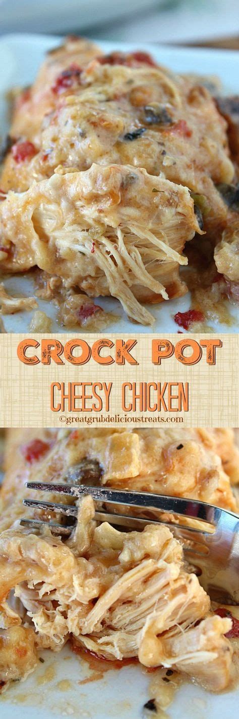 Crock Pot Cheesy Chicken Recipes Crockpot Recipes Cooking Recipes
