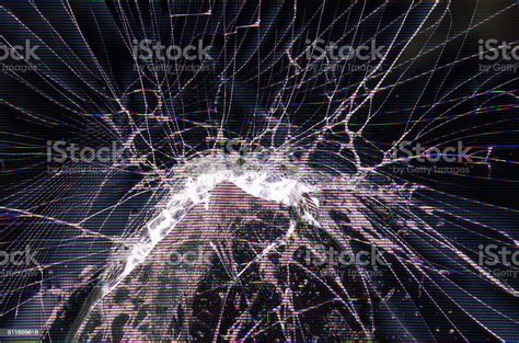 Screen Cracked Lcd Tv Stock Photo Download Image Now Istock