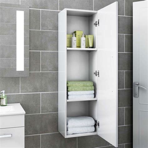 Wall Mounted White Bathroom Cabinet Alaterre Furniture Dorset 27 In