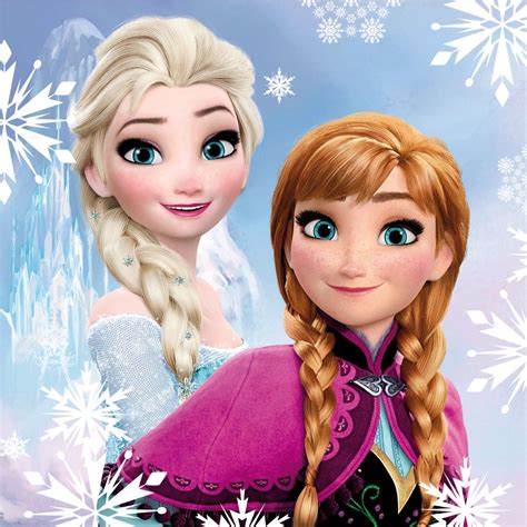 Disney Frozen Anna And Elsa Square Zip Cushion Cover Ebay
