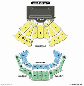 Grand Ole Opry House Seating Chart Seating Charts Tickets