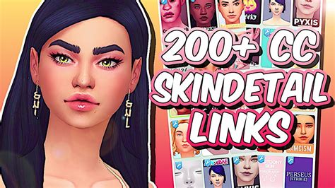 My Skin Details Collection Sims 4 Custom Content Showcase Maxis Match