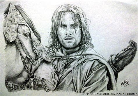 Lotr Aragorn By Grace Zed On Deviantart