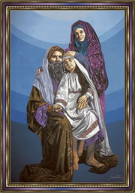 St Joachim And St Anne With Our Lady St Anne Vierge Marie Peintre