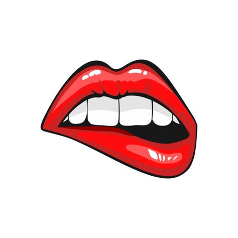 Lip Bite Illustrations Royalty Free Vector Graphics And Clip Art Istock