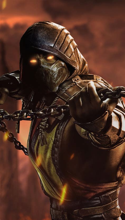 Scorpion Personaje De Mortal Kombat Fondo De Pantalla 4k Ultra Hd