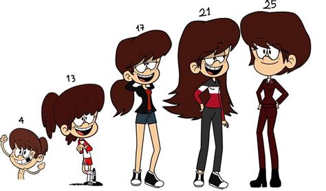 Through The Ages Of Lynn Loud Jr Lynn Loud Loud House Characters