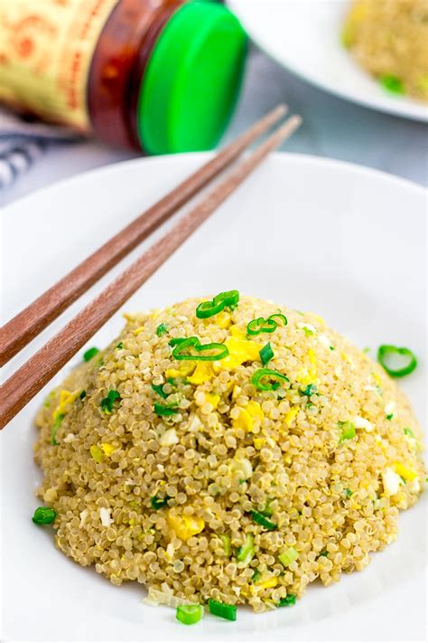 Easy Quinoa Fried Rice With Egg Gluten Free My Eclectic Bites