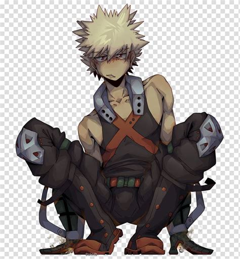 Drawing My Hero Academia Bakugou Transparent Background Png Clipart