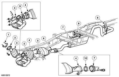 1998 Ford Ranger Exhaust System Diagram