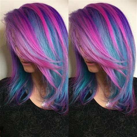 While we're on the subject of protein, there are some homemade hair masks you can use to increase the protein in and another classic little example of how you can do these blue and purple hair looks even when you have super short hair, this pixie style is not only. 20 Blue and Purple Hair Ideas