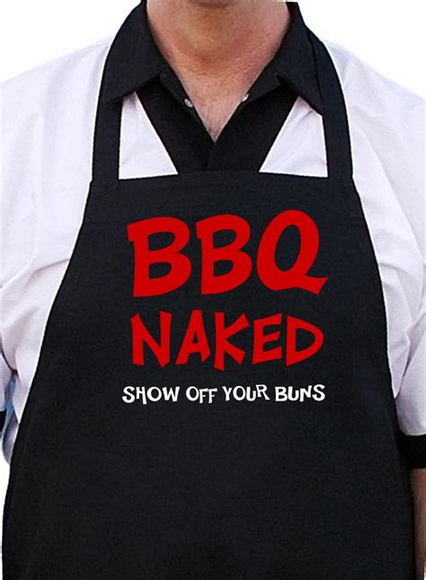 Funny Grilling Apron BBQ Naked Novelty Barbecue Aprons